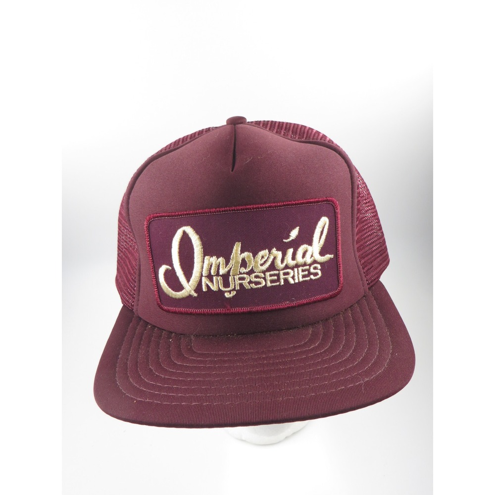 Vtg Trucker Foam Front Mesh Back Hat Snapback Imperial Nurseries Ohio